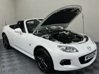 Used Mazda MX5 126 HP (92 kW) 2013 White Cabriolet