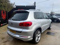 Used VW Tiguan R-line 177 HP (130 kW) 2014 Silver SUV
