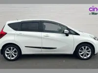 Used Nissan Note S 96 HP (70 kW) 2017 White Hatchback