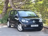 Used VW up! high up! 75 HP (55 kW) 2016 Black Hatchback