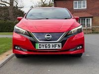 Usado Nissan Leaf N-Connecta 110 kW (150 HP) 2019 Vermelho Citadino