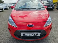 Used Ford Ka 69 HP (50 kW) 2015 Red Hatchback