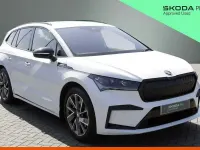 Used Skoda Enyaq iV SportLine 194 kW (265 HP) 2023 White SUV
