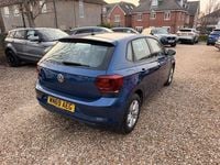 Used VW Polo SE 95 HP (69 kW) 2019 Blue Hatchback