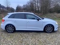 Used Audi A3 Black Edition 2017 White Hatchback