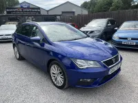 Used Seat Leon ST SE Dynamic 115 HP (84 kW) 2017 Blue Estate