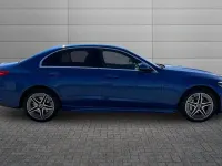 Used Mercedes C300 AMG line 308 HP (226 kW) 2022 Blue Sedan