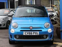 Used Fiat 500C S 69 HP (50 kW) 2016 Blue Cabriolet