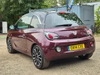 Used Vauxhall Adam Glam 100 HP (73 kW) 2014 Red Hatchback