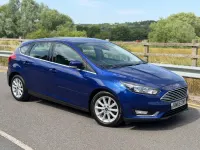 Used Ford Focus Titanium 125 HP (91 kW) 2016 Blue Hatchback