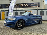 Used BMW 123 Cabriolet M Sport 2011 Blue Cabriolet