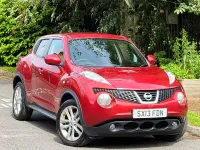 Used Nissan Juke Acenta 117 HP (86 kW) 2013 Red SUV