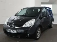 Used Nissan Note Tekna 110 HP (80 kW) 2010 Black Hatchback