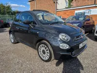 Used Fiat 500C Lounge 69 HP (50 kW) 2018 Black Cabriolet