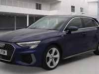 Used Audi A3 S-Line 150 HP (110 kW) 2021 Blue Sedan