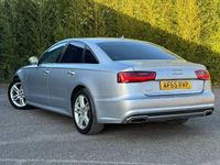 Used Audi A6 S-Line 190 HP (139 kW) 2015 Silver Sedan