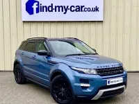 Used Land Rover Range Rover evoque Dynamic 190 HP (139 kW) 2013 Blue SUV