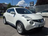 Used Nissan Juke Acenta Premium 117 HP (86 kW) 2015 White SUV