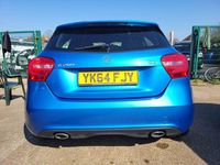 Used Mercedes A200 136 HP (100 kW) 2014 Blue Hatchback