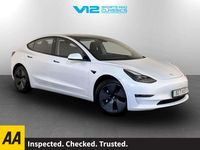 Used Tesla Model 3 Long Range AWD 254 kW (346 HP) 2021 White Sedan