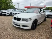 Used BMW 120 Cabriolet M Sport 177 HP (130 kW) 2009 White Cabriolet