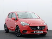 Used Vauxhall Corsa 75 HP (55 kW) 2019 Red Hatchback