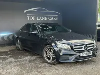 Used Mercedes E220 AMG line 194 HP (142 kW) 2018 Black Sedan