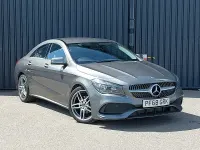 Used Mercedes CLA180 AMG line 122 HP (89 kW) 2018 Grey Coupe