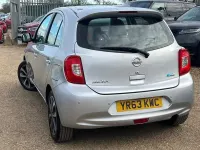 Begagnad Nissan Micra S 80 HK (58 kW) 2013 Silver Halvkombi