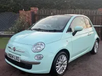 Used Fiat 500 Lounge 69 HP (50 kW) 2015 Green Hatchback