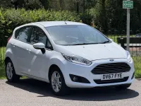 Used Ford Fiesta Zetec 2017 White Hatchback