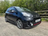 Used Kia Picanto 85 HP (62 kW) 2016 Black Hatchback