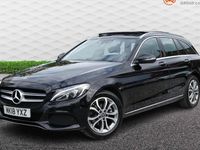 Begagnad Mercedes C220 Premium 170 HK (125 kW) 2018 Svart Kombi