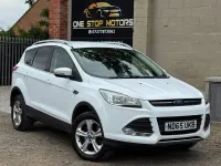 Käytetty Ford Kuga Zetec 150 HP (110 kW) 2016 Valkoinen Katumaasturi