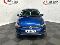 Used VW Polo SE 95 HP (69 kW) 2018 Blue Hatchback