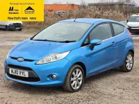 Usado Ford Fiesta Zetec 82 HP (60 kW) 2010 Azul Citadino