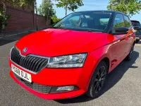 Used Skoda Fabia Colour Edition 75 HP (55 kW) 2019 Red Hatchback