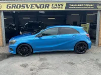 Used Mercedes A220 AMG 170 HP (125 kW) 2015 Blue Hatchback