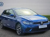 Used VW Polo Match 95 HP (69 kW) 2024 Blue Hatchback