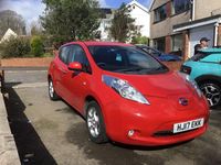 Used Nissan Leaf Acenta 80 kW (109 HP) 2017 Red Hatchback
