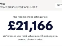 Used Volvo XC60 R-Design 2021 Blue SUV