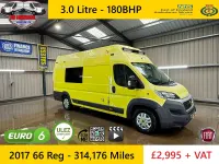 Used Fiat Ducato 180 HP (132 kW) 2017 Yellow Van