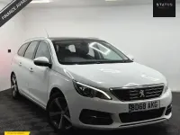 Used Peugeot 308 SW Allure 130 HP (95 kW) 2018 White Estate