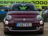 Used Fiat 500 Lounge 69 HP (50 kW) 2018 Red Hatchback