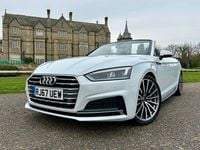 Used Audi A5 Cabriolet S-Line 2017 White Cabriolet