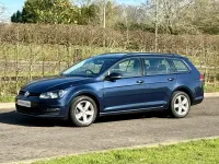 Used VW Golf VII Edition 110 HP (80 kW) 2016 Blue Estate