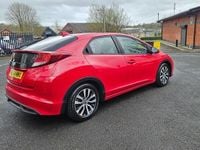 Begagnad Honda Civic SE Plus 120 HK (88 kW) 2014 Röd Halvkombi
