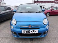Used Fiat 500S S 2015 Blue Cabriolet