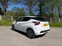 Used Nissan Micra Acenta 71 HP (52 kW) 2017 White Hatchback