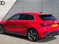Used Audi A3 S-Line 150 HP (110 kW) 2025 Red Hatchback